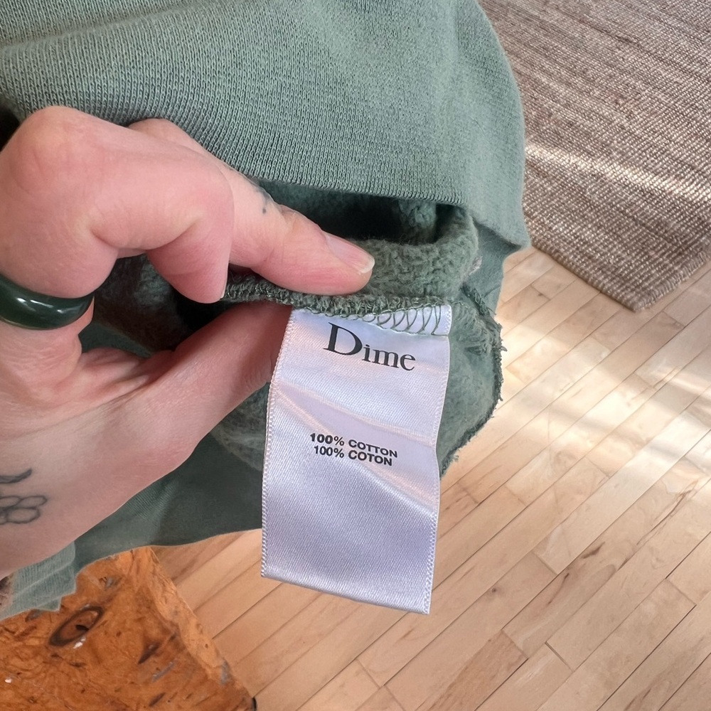 Dime Men's Green Sweater - Picture 4 of 4